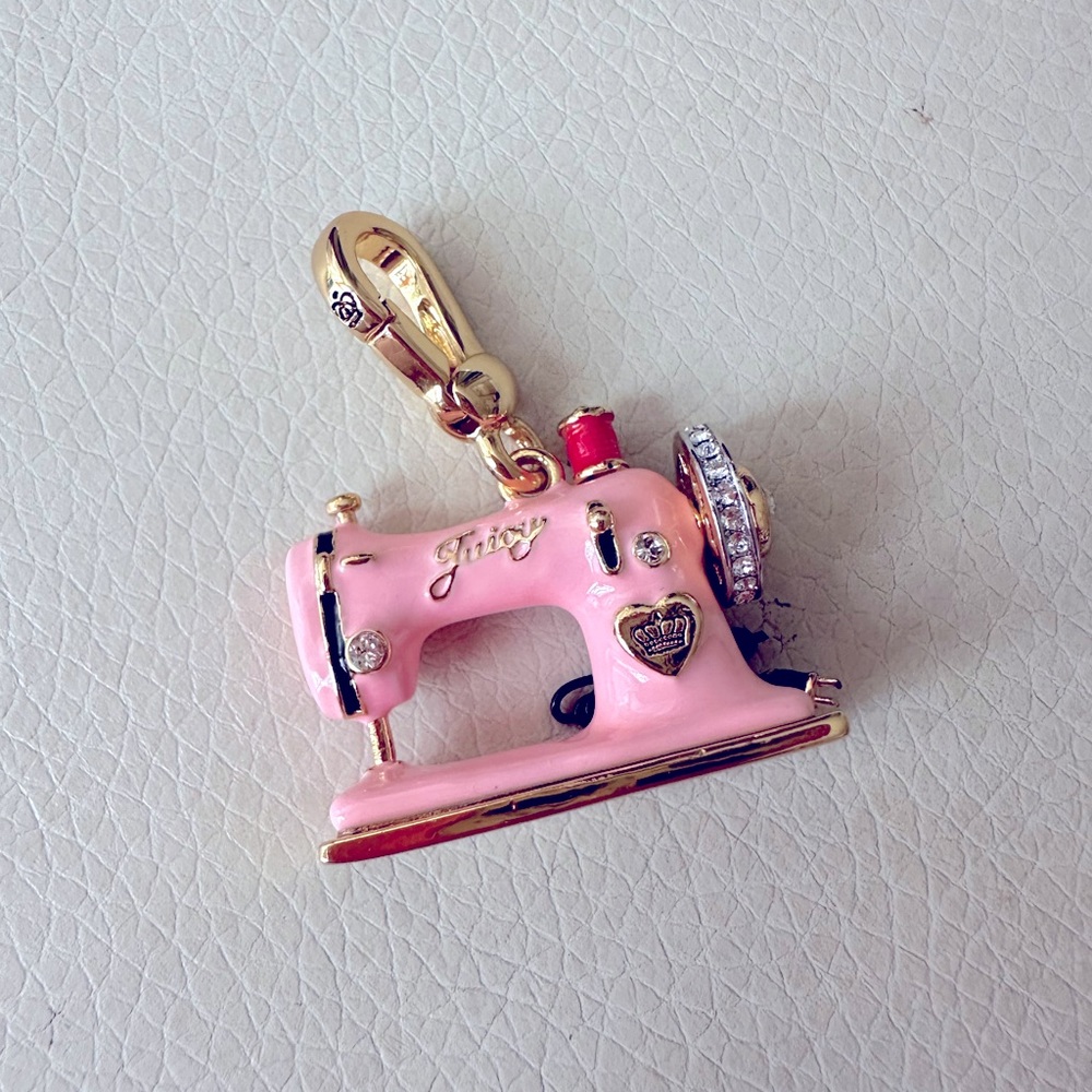 RARE Pink Sewing Machine - Juicy Couture Charm